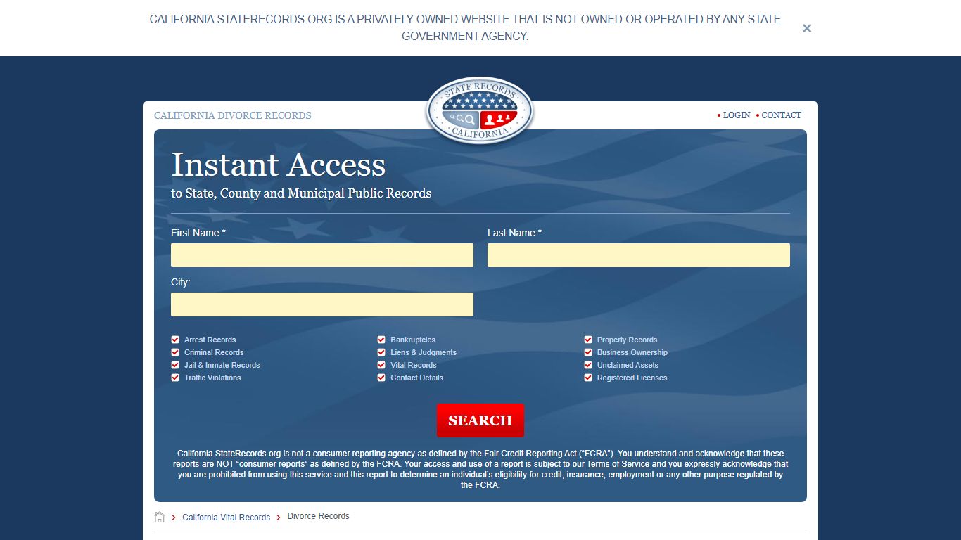 How to Find California Divorce Records | StateRecords.org